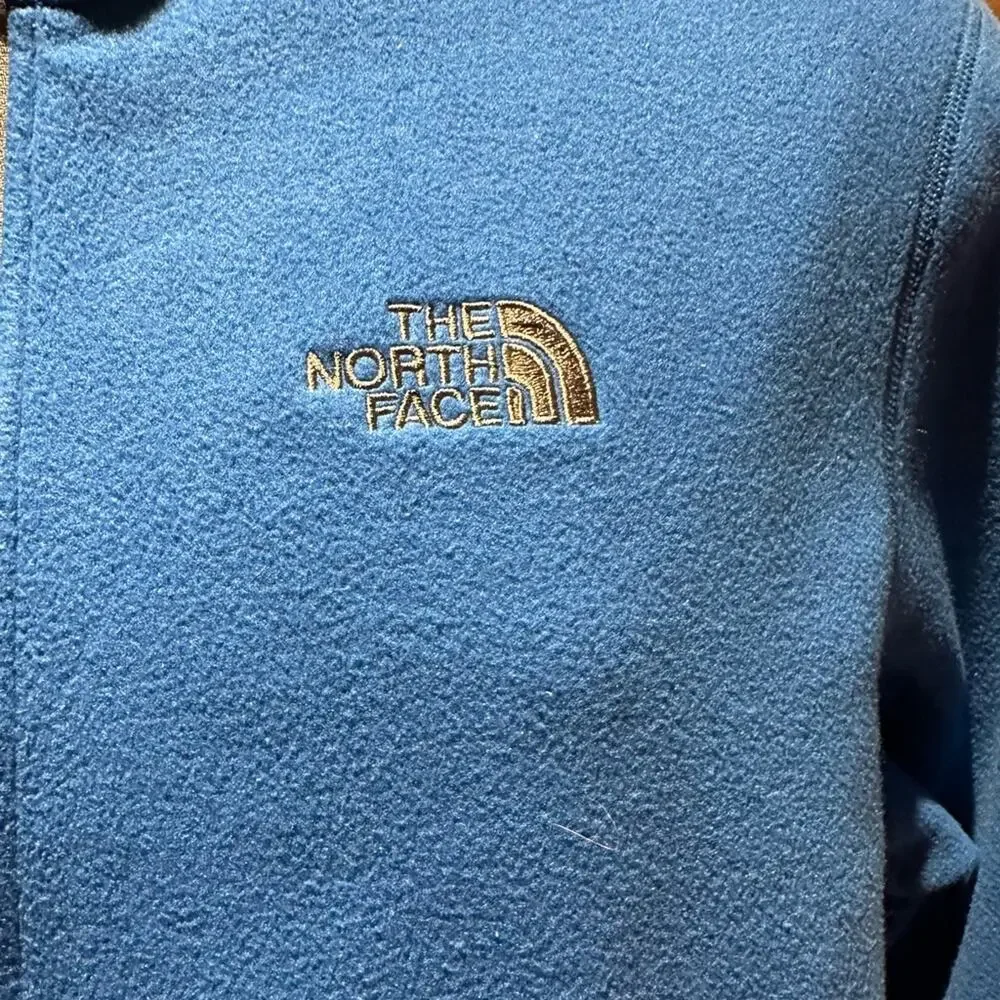 The North Face Royal Blue Mens XL Quarter Zip Fleece Top